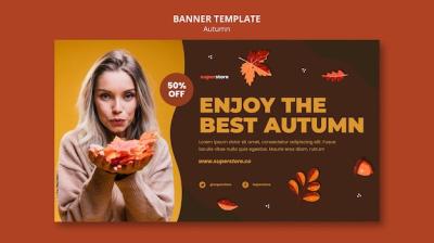 Autumn Summer Sale Banner – Free Download