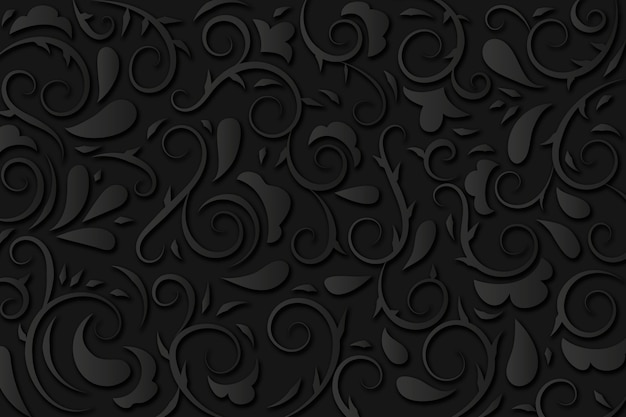 Abstract Ornamental Floral Background – Free Download