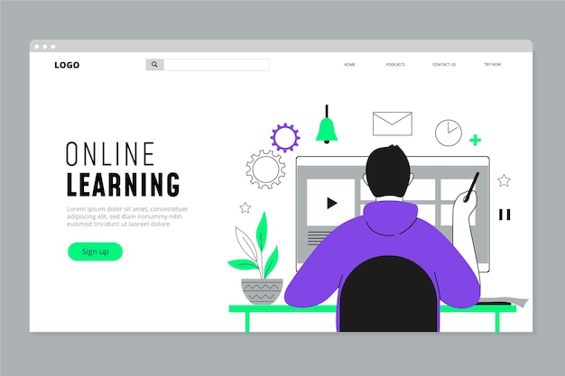 Flat Linear Online Learning Homepage – Free Download