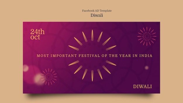 Diwali Festival Celebration Social Media Promo Template – Free Download