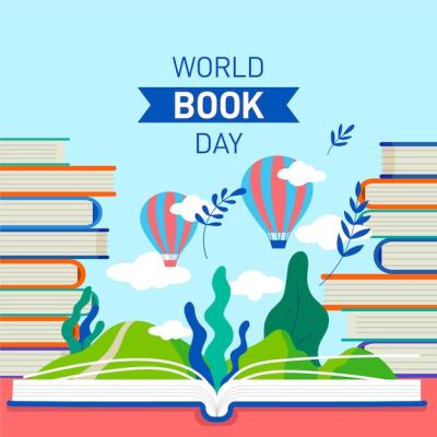 World Book Day Celebration in Flat Design – Free Download