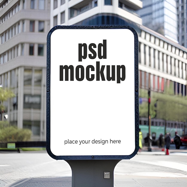 Shop Signage Billboard Mockup for Outdoor Advertising – Free Download