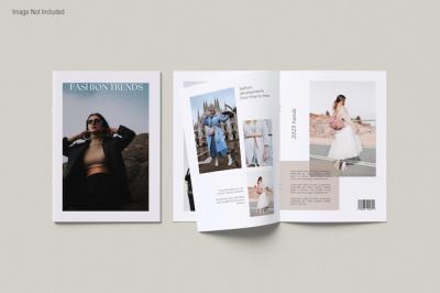 A4 Brochure Magazine Mockup – Free Download