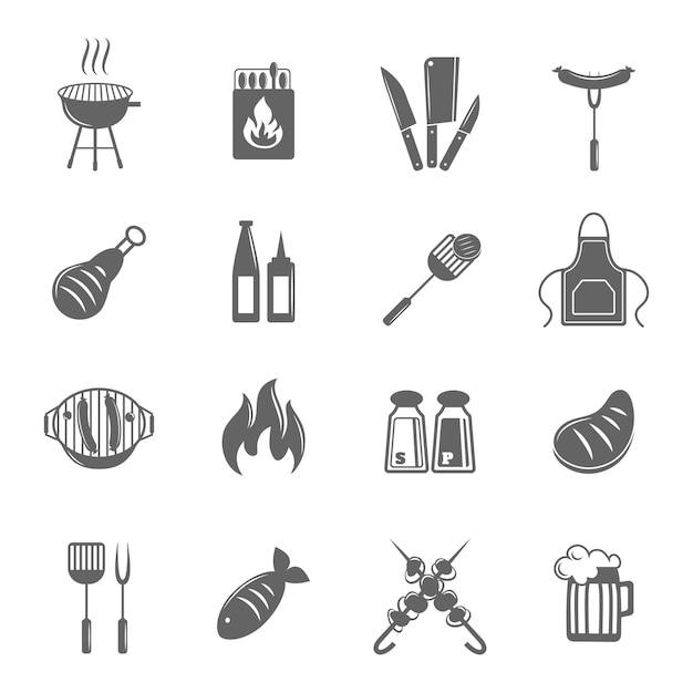 Barbecue Icons – Free Stock Photos for Download