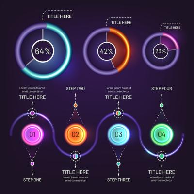 Glossy Infographic Elements Pack – Free Download