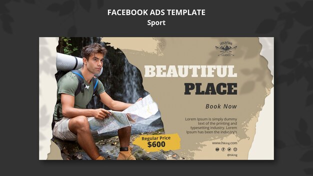 Facebook Template for Working Out Concepts – Free Download