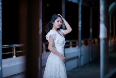 Young Beauty Woman in White Dress | Free Stock Photo for Download