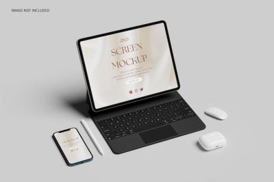 iPad and iPhone Pro Mockup – Free Download, Free Stock Photo