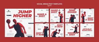 Sport Event Instagram Post Design Template – Free Download