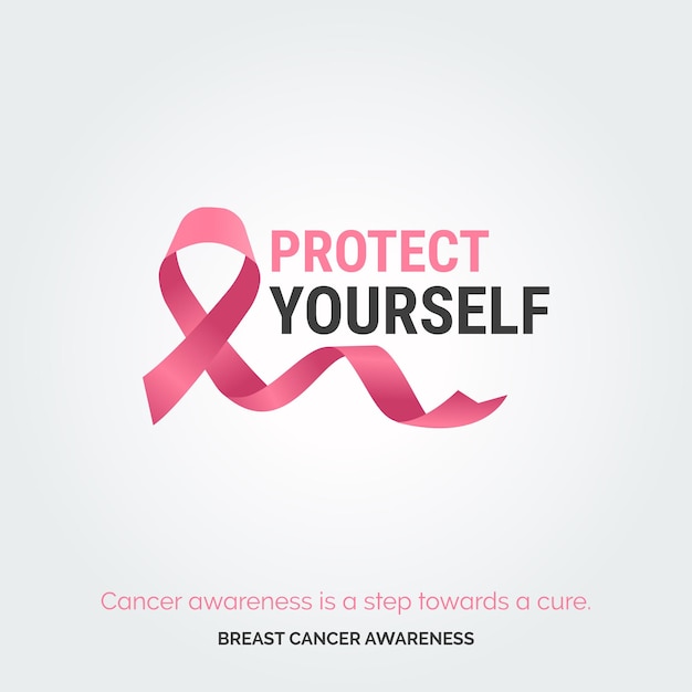 Bright Pink Hope – Breast Cancer Awareness Vector Templates for Free Download