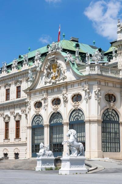 Upper Belvedere Building in Vienna, Austria – Historical Complex of Buildings – Free Download