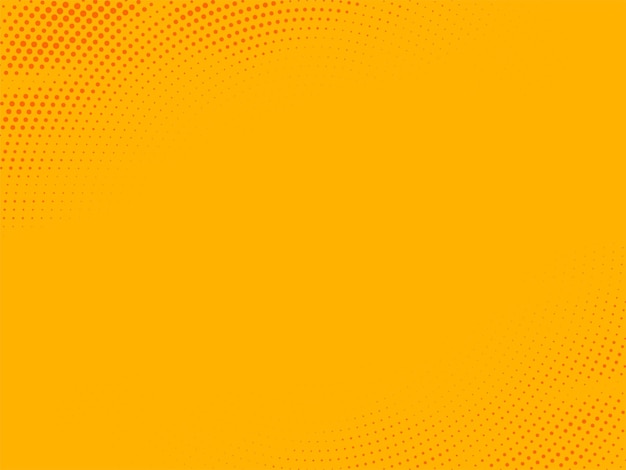 Abstract Halftone Design Yellow Background – Free Download