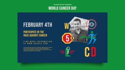 World Cancer Day Template Design – Free Download