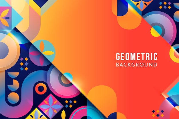 Gradient Geometric Background – Free Download