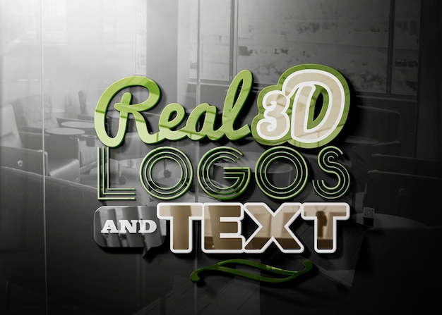 3D Green PSD Text Effect – Free Download