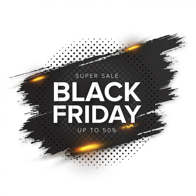 Modern Black Friday Splash Banner – Free Download