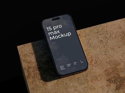 IPhone 15 Pro Max PSD Mockup – Free Download