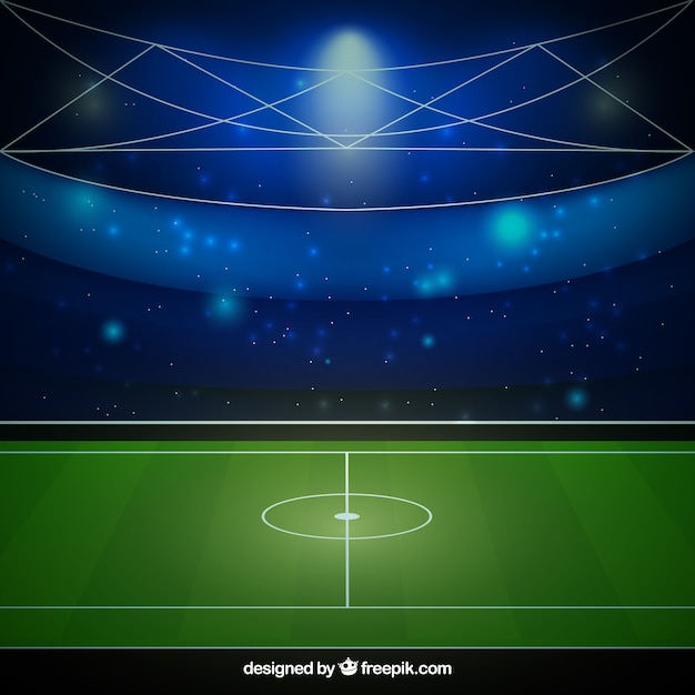 Realistic Style Football Stadium – Free Stock Photo, Download for Free