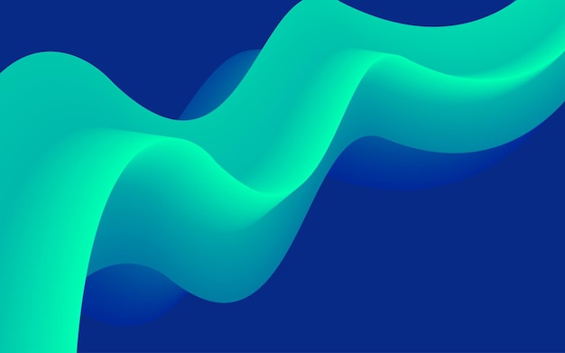 Wave Vector Element with Abstract Lines for Website Banner and Brochure – Free Download