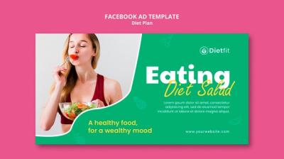 Fitness Nutrition Facebook Template – Free Download