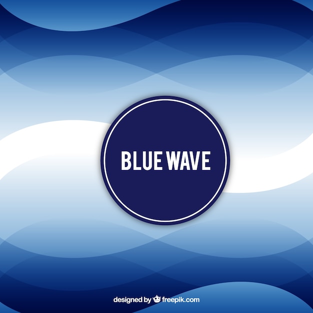 Modern Background Featuring Blue Waves – Free Download