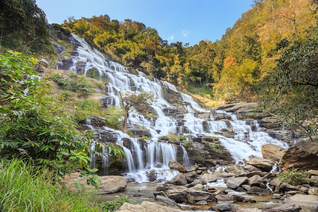 Mae Ya Waterfall in Doi Inthanon National Park, Chiang Mai, Thailand – Free Stock Photo Download