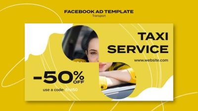 Transport Concept Facebook Template – Free Download