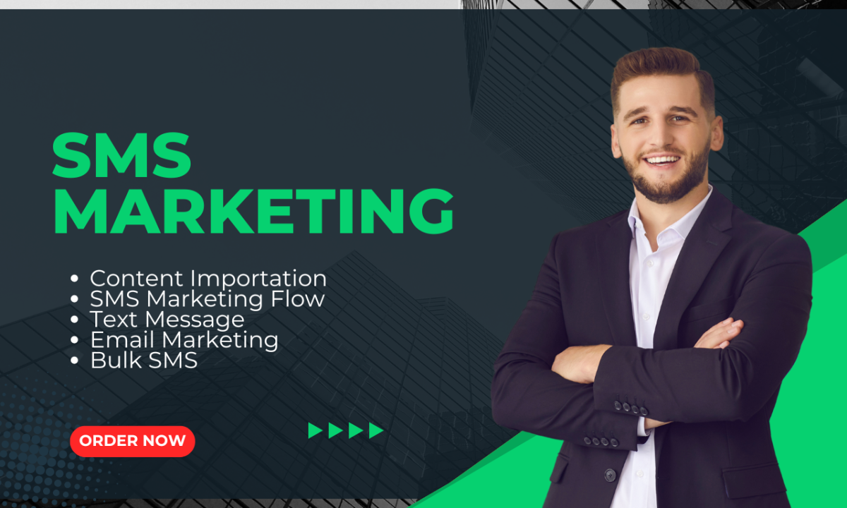 I Will Expertly Handle Content Importation, SMS Marketing Flow, Text Message Campaigns, Email Marketing, and Bulk SMS Services