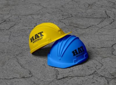 3D Rendering of Hard Hat Mockup – Free Stock Photo for Download