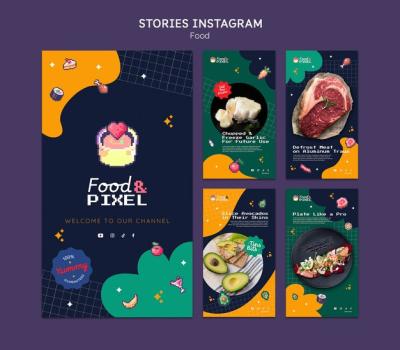 Delicious Food Instagram Stories Template – Free Download