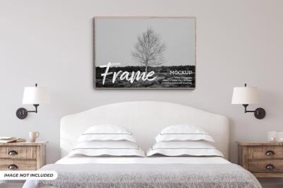 Editable Interior Frame Mockup PSD Template – Free Download