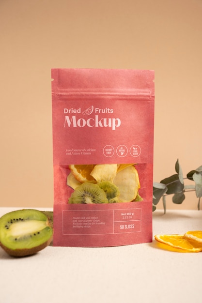 Dehydrated Fruit Mockup Bag – Free Download