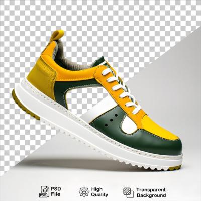 Yellow and Green Sneaker on Transparent Background – Free Stock Photo, Download for Free