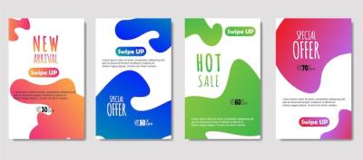 Dynamic Abstract Fluid Mobile Banners for Sale – Free Stock Photo Download