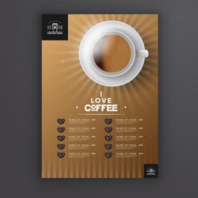 Cafe Menu Template – Free to Download