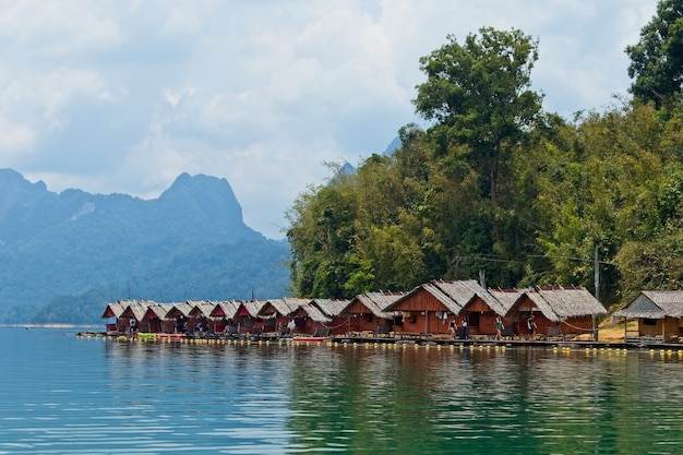 Stunning Wooden Huts Over the Ocean in Thailand – Free Download