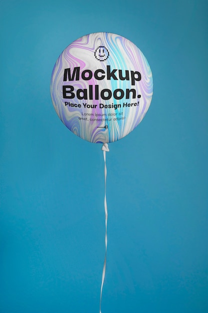 Balloon Mockup Design for Creative Projects – Free Download