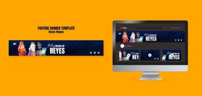 Reyes Magos Tradition YouTube Banner – Free Download