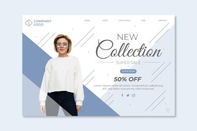 Fashion Sale Landing Page – Free Download