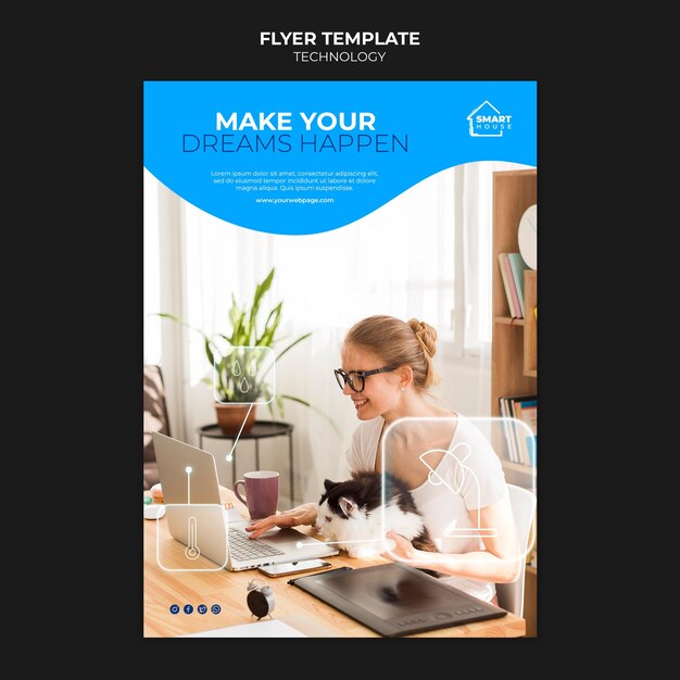 Modern Technology Flyer Template – Free Download