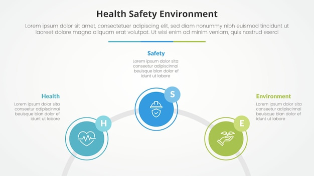 HSE Infographic Concept for Slide Presentations – Free Download