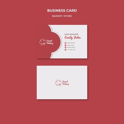 Bakery Shop Business Card – Free Download