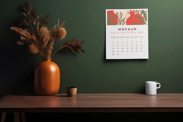 Planner and Calendar Mockup – Free to Download