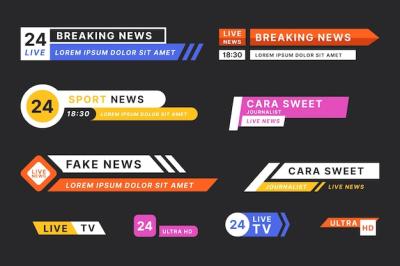 Breaking News Banners Template Theme – Free Download