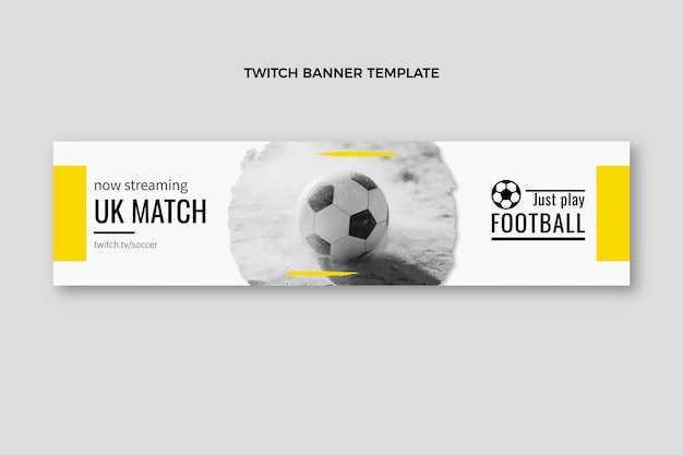 Hand Drawn Flat Design Soccer Template – Free Download