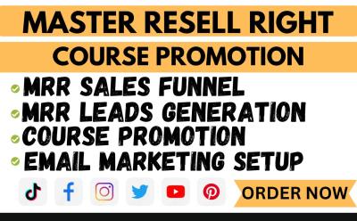 I Will Boost Your Course Sales Through Email Marketing Lead Generation Sales Funnel