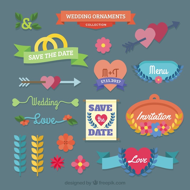 Colorful Wedding Elements – Free Stock Photos for Download