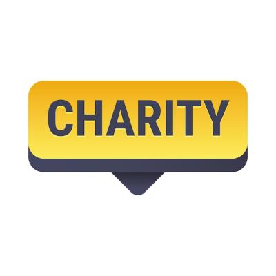 Charity and Generosity Yellow Vector Callout Banner for Ramadan – Free Download