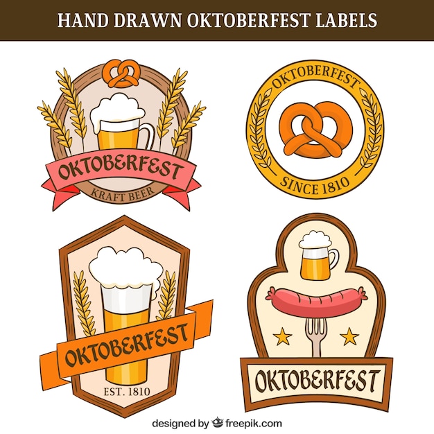 Decorative Stickers for Oktoberfest – Free Download