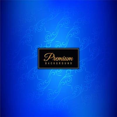 Decorative Blue Luxury Premium Background – Free Download